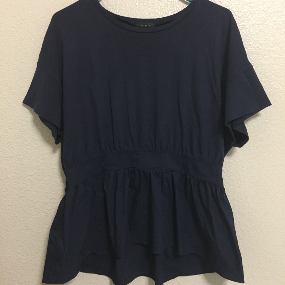 Halogen peplum top